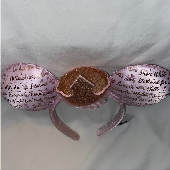 Rare Disney Parks Princess Tiara Crown Headband Ears - Picture 2 of 6